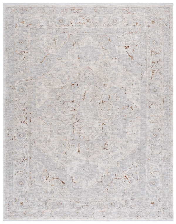 Safavieh Garnet Area Rug - Timeless Elegance In Soft Polyester, Perfect For Living Spaces And Home Decor Ivory ,Grey Rust Polyester Grn410a-10