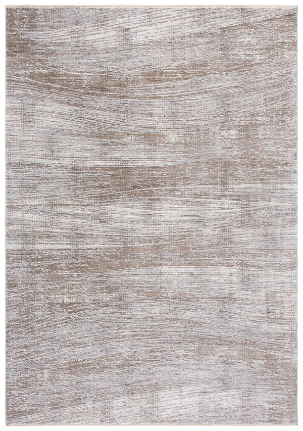 Safavieh Garnet Modern Area Rug - Elegant Polyester Design For Living Spaces, Chic And Versatile Home Decor Grey ,Beige Polyester Grn418f-8