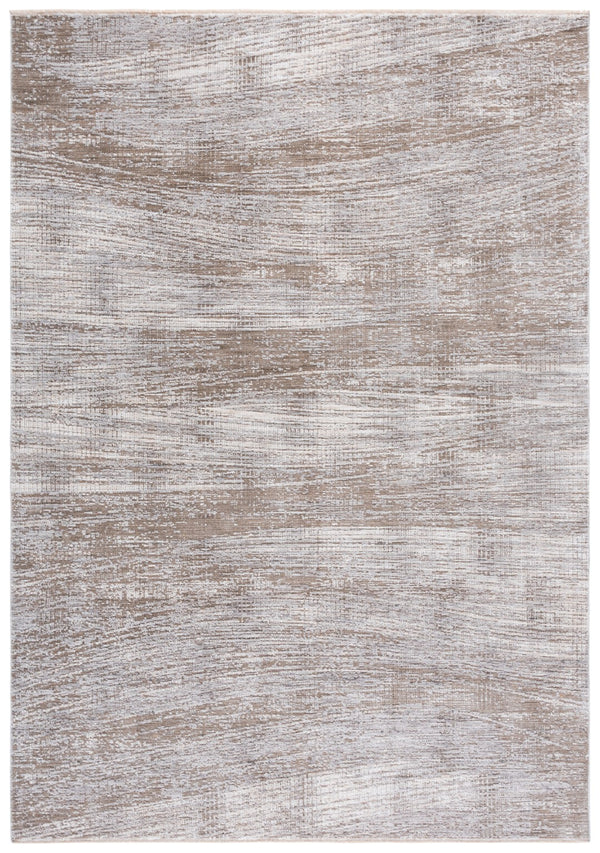 Safavieh Garnet Modern Area Rug From Turkey - Soft Polyester, Power Loomed Design For Cozy Living Spaces Grey ,Beige Polyester Grn418f-10