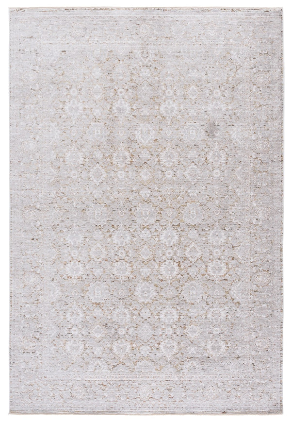 Safavieh Garnet Elegant Area Rug From Turkey - Timeless Design, Durable Polyester, Perfect For Any Room Grey ,Gold Polyester Grn426f-8