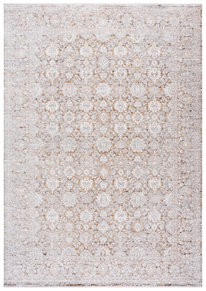 Safavieh Garnet Elegant Area Rug From Turkey - Timeless Design, Durable Polyester, Perfect For Any Room Grey ,Gold Polyester Grn426f-8