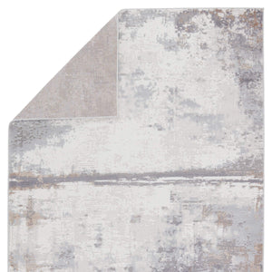 Jaipur Living Vibe by Jaipur Living Treyton Abstract Painterly Area Rug Neutral Tones Low Pile 3'X12' RUG151440