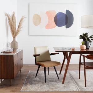 Jaipur Living Vibe by Jaipur Living Treyton Abstract Painterly Area Rug Neutral Tones Low Pile 3'X12' RUG151440