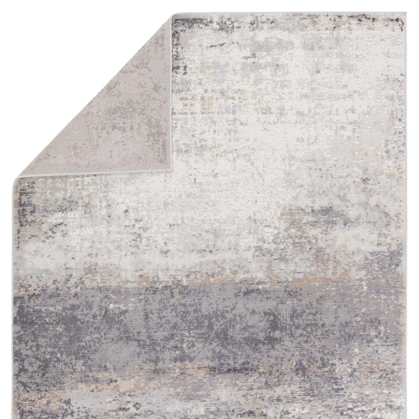 Jaipur Living Vibe by Jaipur Living Delano Abstract Neutral Tones Low Pile Area Rug for Modern Rooms 5' x 8' RUG151145