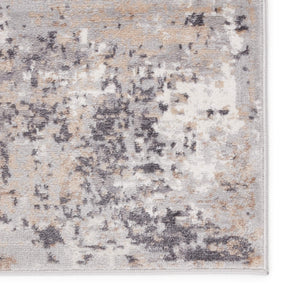 Jaipur Living Vibe by Jaipur Living Delano Abstract Neutral Tones Low Pile Area Rug for Modern Rooms 5' x 8' RUG151145