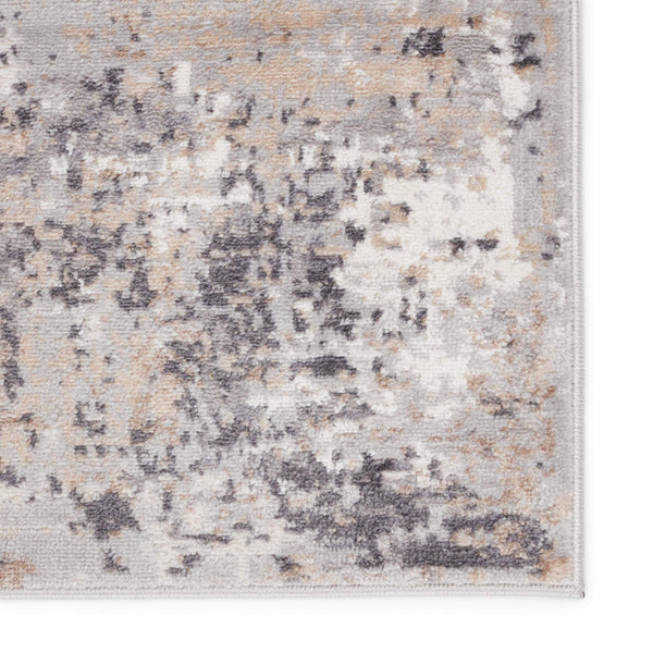 Jaipur Living Vibe by Jaipur Living Delano Abstract Neutral Tones Low Pile Area Rug for Modern Rooms 5' x 8' RUG151145