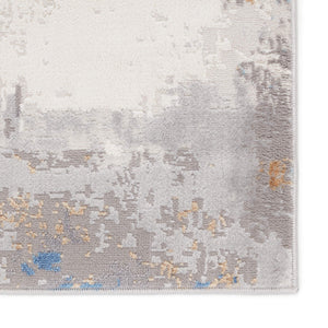 Jaipur Living Vibe by Jaipur Living Ridley Abstract Neutral Stone Inspired Low Pile Area Rug 3' x 12' RUG151442