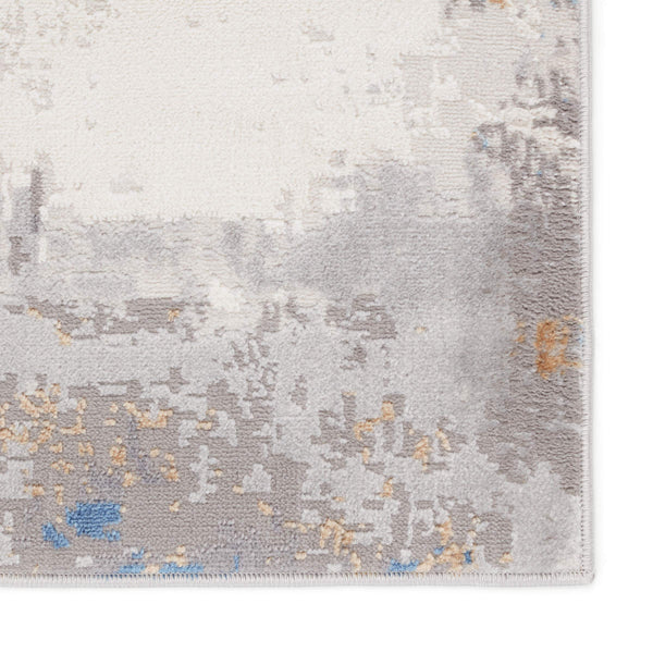 Jaipur Living Vibe by Jaipur Living Ridley Abstract Neutral Stone Inspired Low Pile Area Rug 3' x 12' RUG151442