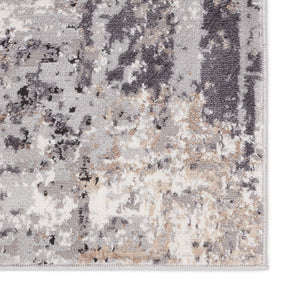Jaipur Living Vibe by Jaipur Living Perrin Abstract Neutral Polypropylene Rug for Modern Spaces 9'6" x 13' RUG151144