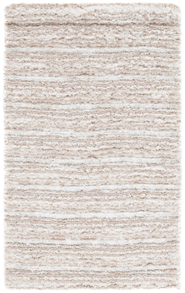 Safavieh Glory Handwoven Area Rug - Luxurious Micro Polyester Blend For Sophisticated Home Decor Style Ivory ,Silver 95% Micro Polyster & 5% Cotton Grs101f-5