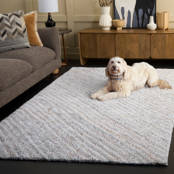 Safavieh Glory Handwoven Area Rug - Artisan Crafted, Durable Comfort For Timeless Home Elegance And Style Ivory ,Beige 55% Polyester & 45% Micro Polyester Grs102a-4