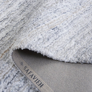 Safavieh Glory Handwoven Runner Area Rug - Elegant Luxury For Your Home Décor With Plush Comfort And Style Ivory ,Light Blue 55% Polyester & 45% Micro Polyester Grs102l-5