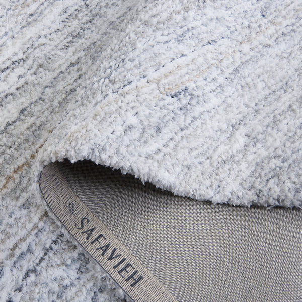 Safavieh Glory Handwoven Runner Area Rug - Elegant Luxury For Your Home Décor With Plush Comfort And Style Ivory ,Light Blue 55% Polyester & 45% Micro Polyester Grs102l-5