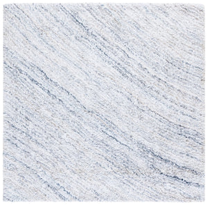 Safavieh Glory Handwoven Runner Area Rug - Elegant Luxury For Your Home Décor With Plush Comfort And Style Ivory ,Light Blue 55% Polyester & 45% Micro Polyester Grs102l-6sq