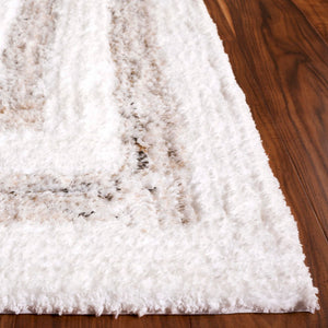 Safavieh Glory Handwoven Area Rug - Luxurious Geometric Design For Elegant Home Décor And Comfort Ivory ,Beige 100% Pet Grs103a-8