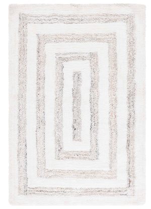 Safavieh Glory Handwoven Runner Rug - Luxurious Geometric Design, Sustainable 100% Pet, Timeless Elegance Ivory ,Beige 100% Pet Grs103a-5