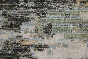 Feizy Rugs Greenwich Abstract Geometric Indoor Rug in Ivory Tan and Blue for Modern Living Rooms 5' x 7'6" GRW39U6FBGEMLTE70