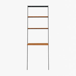 Greenington Studio Plus Bamboo Leaning Desk with Steel Frame for Small Home Office Workspaces GS004AM