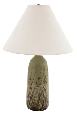 House Of Troy Scatchard Elegant Stoneware Table Lamps Crafted In The Usa - Perfect For Home Decor Style Upgrade Decorated Celadon Ceramic Gs100-dcg