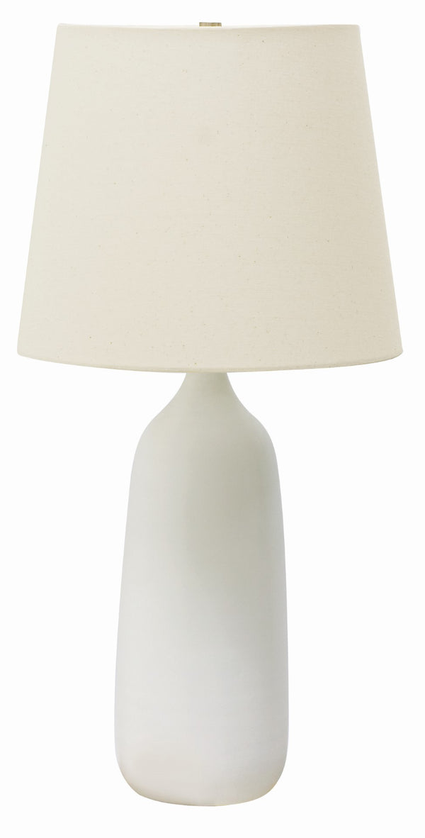 House Of Troy Scatchard Elegant Stoneware Table Lamps Crafted In The Usa - Perfect For Home Decor Style Upgrade White Matte Ceramic Gs101-wm