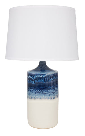 House Of Troy Scatchard Elegant 26" Stoneware Table Lamps - Handcrafted American Design For Any Decor Style Decorated White Matte Ceramic Gs110-dwm