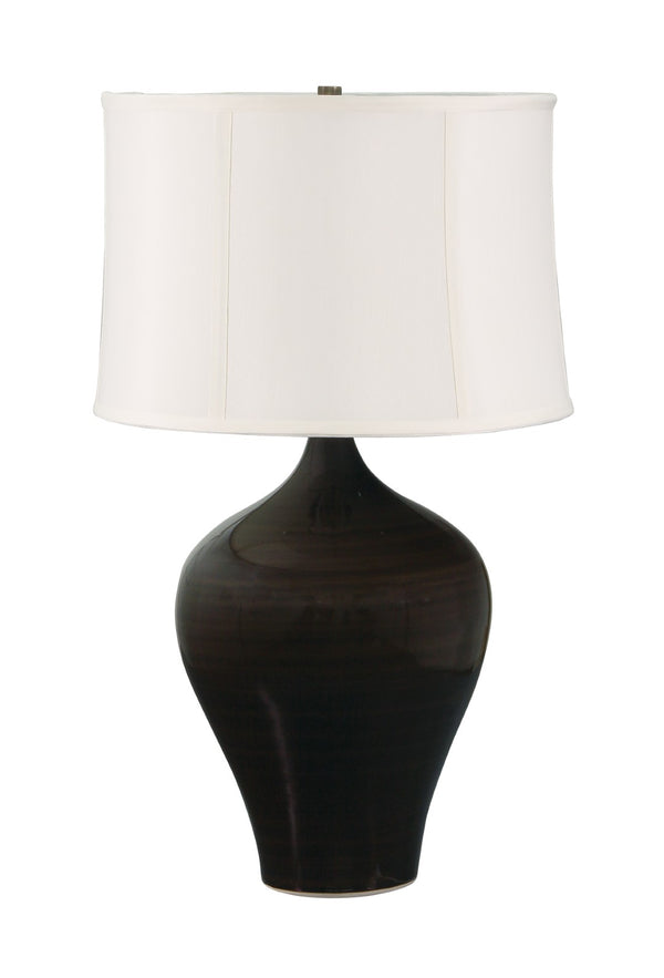 House Of Troy Scatchard Elegant Stoneware Table Lamps: Handcrafted Usa Design For Timeless Home Ambiance Brown Gloss Ceramic Gs160-br