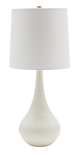 House Of Troy Scatchard Elegant Stoneware Table Lamps – Artisan-made Lighting For Home Décor And Style White Matte Ceramic Gs180-wm