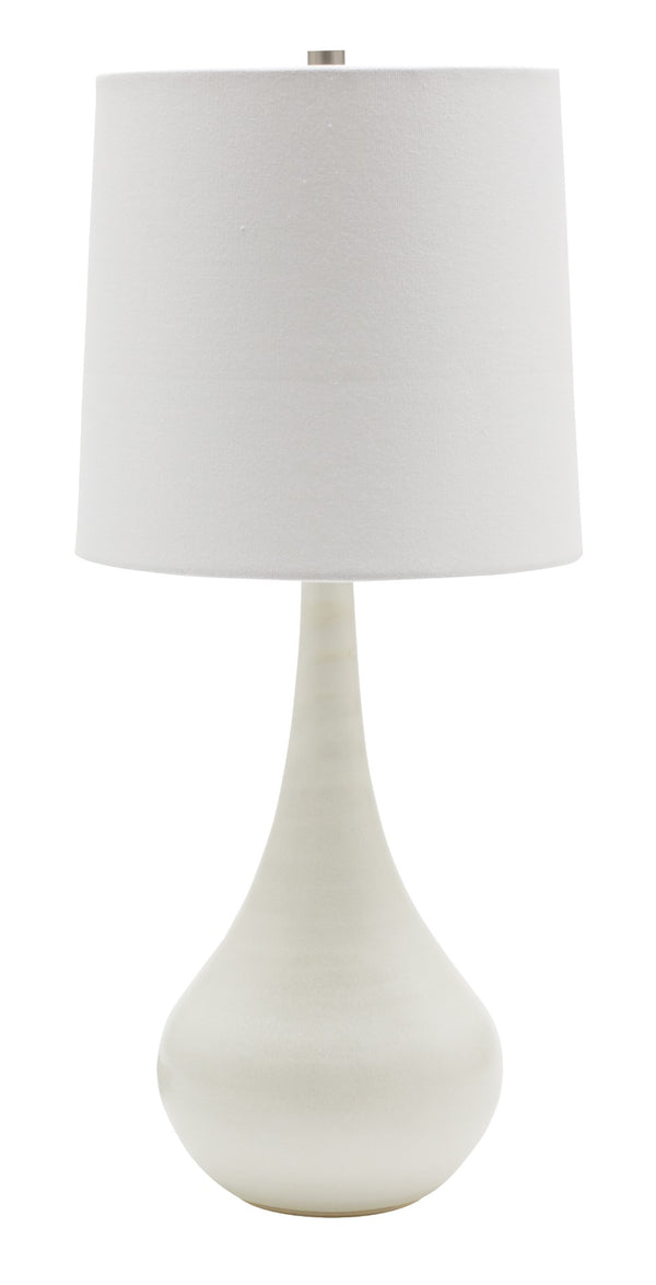 House Of Troy Scatchard Elegant Stoneware Table Lamps – Artisan-made Lighting For Home Décor And Style White Matte Ceramic Gs180-wm