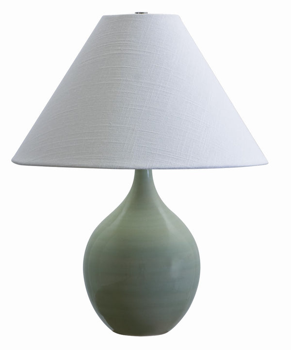 House Of Troy Scatchard Stoneware Accent Lamp - Elegant Design, Usa-made Quality, Perfect For Any Room Decor Celadon Ceramic Gs200-cg
