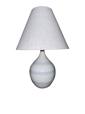 House Of Troy Scatchard Stoneware Accent Lamp - Elegant Design, Usa-made Quality, Perfect For Any Room Decor Gray Sky Ceramic Gs200-gs