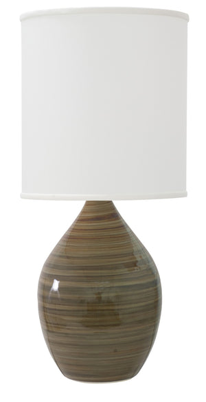House Of Troy Scatchard Elegant 26" Stoneware Table Lamps - Handcrafted American Design For Any Decor Style Tigers Eye Ceramic Gs201-te
