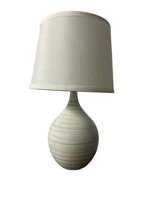 House Of Troy Scatchard Elegant 26" Stoneware Table Lamps - Handcrafted American Design For Any Decor Style Pearl Blue Ceramic Gs202-pl