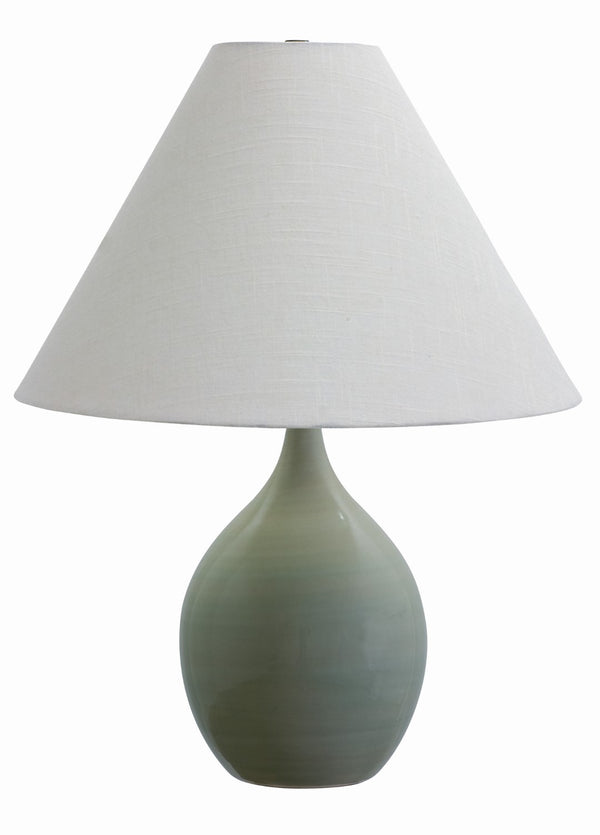 House Of Troy Scatchard Elegant Stoneware Table Lamps Crafted In The Usa - Perfect For Home Decor Style Upgrade Celadon Ceramic Gs300-cg