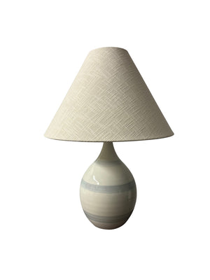 House Of Troy Scatchard Elegant Stoneware Table Lamps Crafted In The Usa - Perfect For Home Decor Style Upgrade Gray Sky Ceramic Gs300-gs