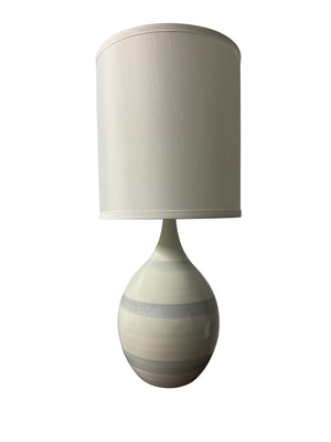 House Of Troy Scatchard Elegant Stoneware Table Lamps – Stylish Lighting For Modern Home Decor And Ambiance Gray Sky Ceramic Gs301-gs