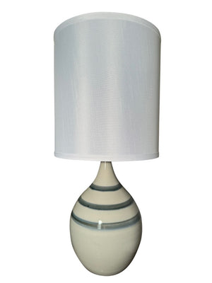 House of Troy Scatchard Stoneware Table Lamp USA Crafted Ceramic Base with Earthy Glazed Finish Trinity 24 inches GS301-TR