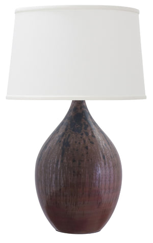 House Of Troy Scatchard Elegant Stoneware Table Lamps – Stylish Lighting For Modern Home Decor And Ambiance Decorated Red Ceramic Gs302-dr