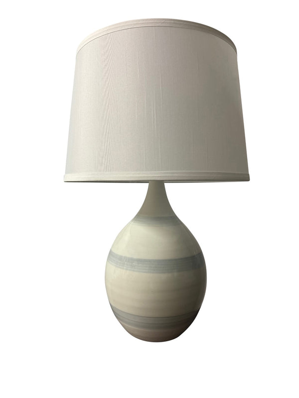 House Of Troy Scatchard Elegant Stoneware Table Lamps – Stylish Lighting For Modern Home Decor And Ambiance Gray Sky Ceramic Gs302-gs