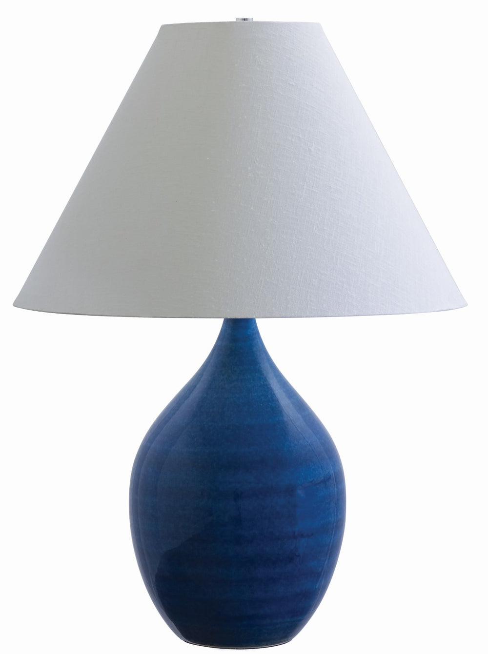 House Of Troy Scatchard Stoneware Table Lamps - Elegant Lighting Solutions For Modern Home Décor And Style Blue Gloss Ceramic Gs400-bg