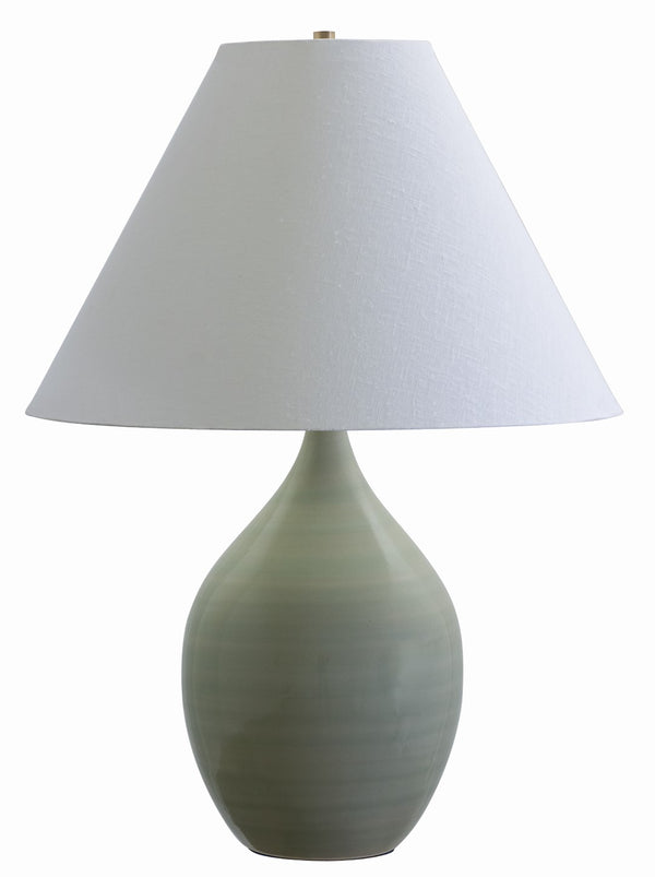 House Of Troy Scatchard Stoneware Table Lamps - Elegant Lighting Solutions For Modern Home Décor And Style Celadon Ceramic Gs400-cg