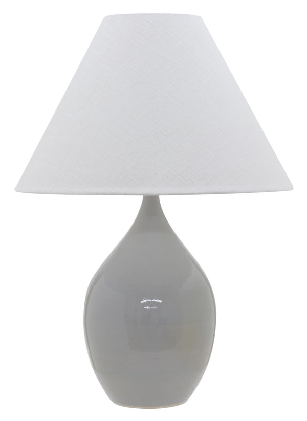 House Of Troy Scatchard Stoneware Table Lamps - Elegant Lighting Solutions For Modern Home Décor And Style Gray Gloss Ceramic Gs400-gg