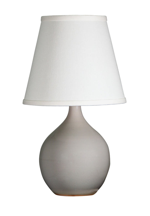 House Of Troy Scatchard Mini Accent Lamp – Stylish Table Lighting Solution With Elegant Stoneware Base Made In Usa Gray Gloss Ceramic Gs50-gg