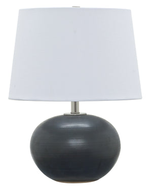 House Of Troy Scatchard Elegant Stoneware Table Lamps: Handmade Usa Craftsmanship For Timeless Home Decor Black Matte Ceramic Gs600-bm