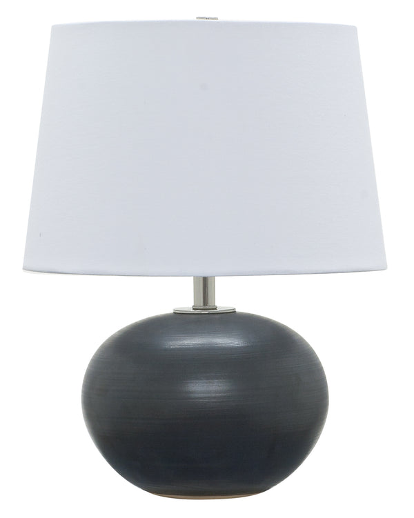 House Of Troy Scatchard Elegant Stoneware Table Lamps: Handmade Usa Craftsmanship For Timeless Home Decor Black Matte Ceramic Gs600-bm