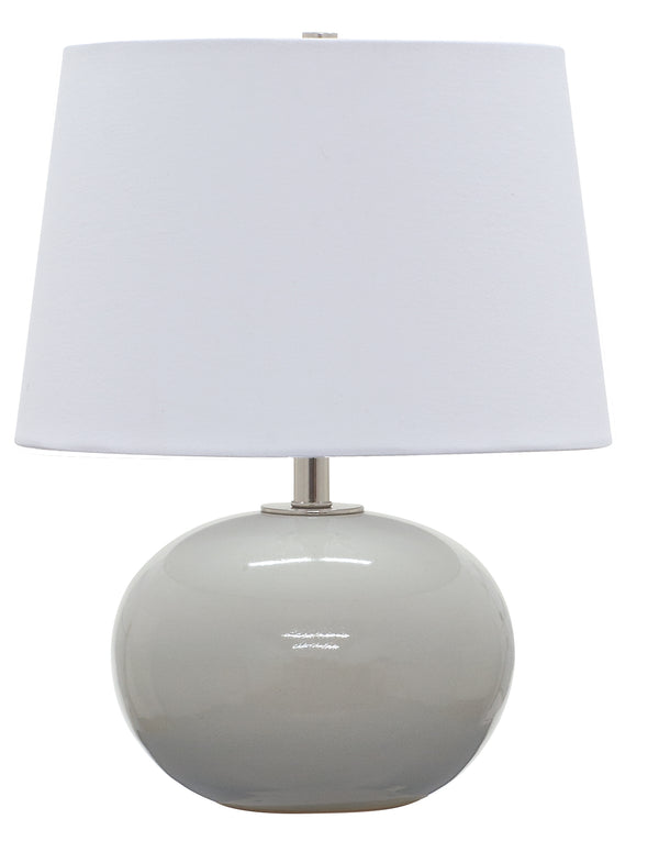 House Of Troy Scatchard Elegant Stoneware Table Lamps: Handmade Usa Craftsmanship For Timeless Home Decor Gray Gloss Ceramic Gs600-gg