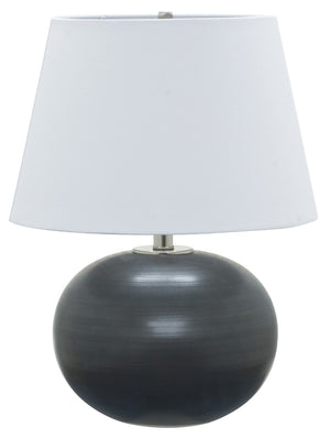 House Of Troy Scatchard Elegant 26" Stoneware Table Lamps - Handcrafted American Design For Any Decor Style Black Matte Ceramic Gs700-bm