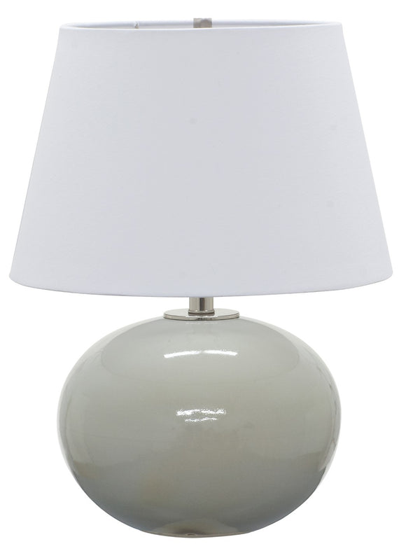 House Of Troy Scatchard Elegant 26" Stoneware Table Lamps - Handcrafted American Design For Any Decor Style Gray Gloss Ceramic Gs700-gg