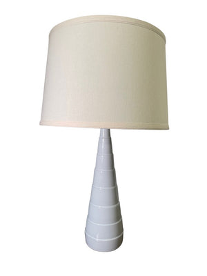 House of Troy Scatchard Stoneware Table Lamp Matte Ceramic Base Organic Modern Farmhouse Accent White Matte GS826-WM