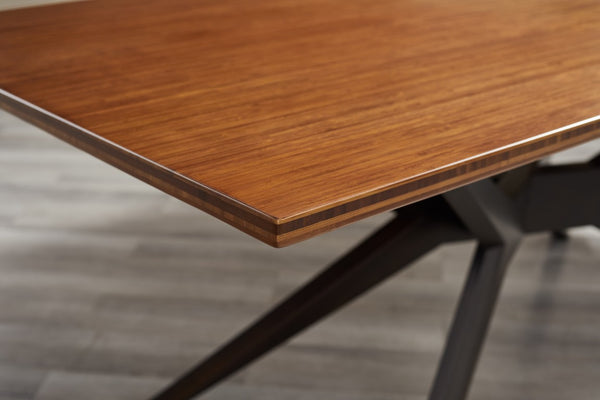 Greenington Sonoma Solid Bamboo Dining Table with Sculptural Apex Base for Modern Interiors GSA008B
