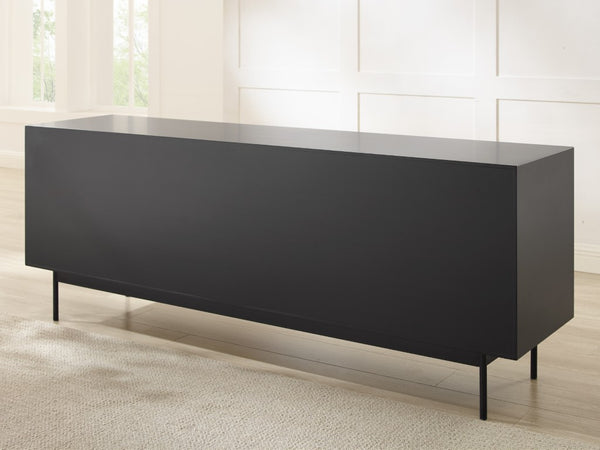 Greenington Santa Cruz Solid Bamboo Double Dresser with Soft Close Drawers and Matte Steel Base GSC0006WH